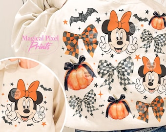 Coquette Bow Halloween PNG, Cute Halloween PNG, Coquette Halloween, Spooky Season png, Coquette Shirt Png, Trendy Sublimation Png Designs