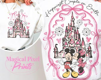 レトロなマウスのバレンタインデー PNG、バレンタインデー PNG、かわいいバレンタインデーシャツ PNG、バレンタインマウス PNG、マジックキングダム PNG、マウスの耳の城