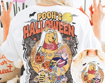 Retro Halloween Shirt PNG, Halloween Ghost Png, Spooky Vibes Png, Trick Or Treat Png, Fall Png Design, Halloween Shirt Png, Digital Download