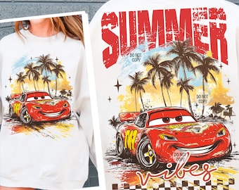 Cars Summer Png, Lightning CarPng, Png Cars Sublimation Design, Trendy Summer Png, Aesthetic Beach Shirt Design, Retro Beach Girl Png