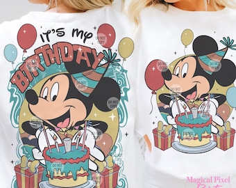 It's My Birthday Mouse PNG, Mouse Birthday Png, Birthday Boy Png, Birthday Girl Png, Birthday Squad Png, In My Birthday Era Png