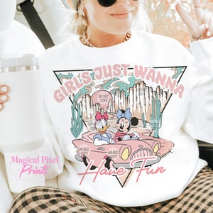 Les filles veulent juste s'amuser PNG, Girly Png, Mouse Have Fun Png, Girl Mouse Friends Png, Summer Vibes Png, Style Groovy Png, Beach Vibes Png