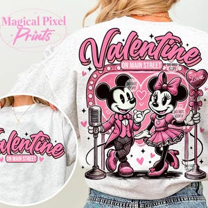 Valentine On Main Street PNG, Mouse Valentines Png, Valentine Cartoon Png, Xoxo Valentine Png, Valentine Couple Png, Valentine Coquette Png