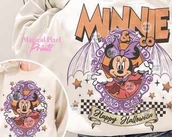 Trendy Cute Halloween PNG, Checkered Halloween Png, Spooky Vibes Png, Spooky Season Png, Retro Halloween Png, Fall Sublimation Png Design