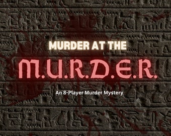 Asesinato en M.U.R.D.E.R. - Juego de fiesta de misterio de asesinato para 8 personas, diversión familiar