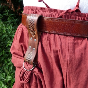 Leather Skirt Hike - Viking, Celtic, LARP, Cosplay, Ren, Medieval, Lady, Renaissance