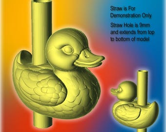 ゴム製アヒルのストロートッパー - 商業用として2年間使用可能