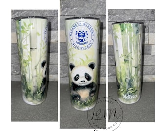 Personalized Panda Tumbler