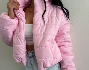 Dainty Pink Puffer Jacket