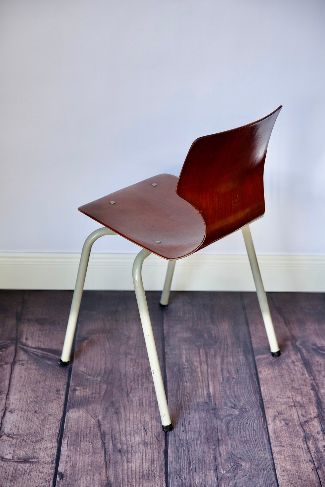 Stackable Mid Century Chair Chair Designed in Italy by Pagholz Flototto