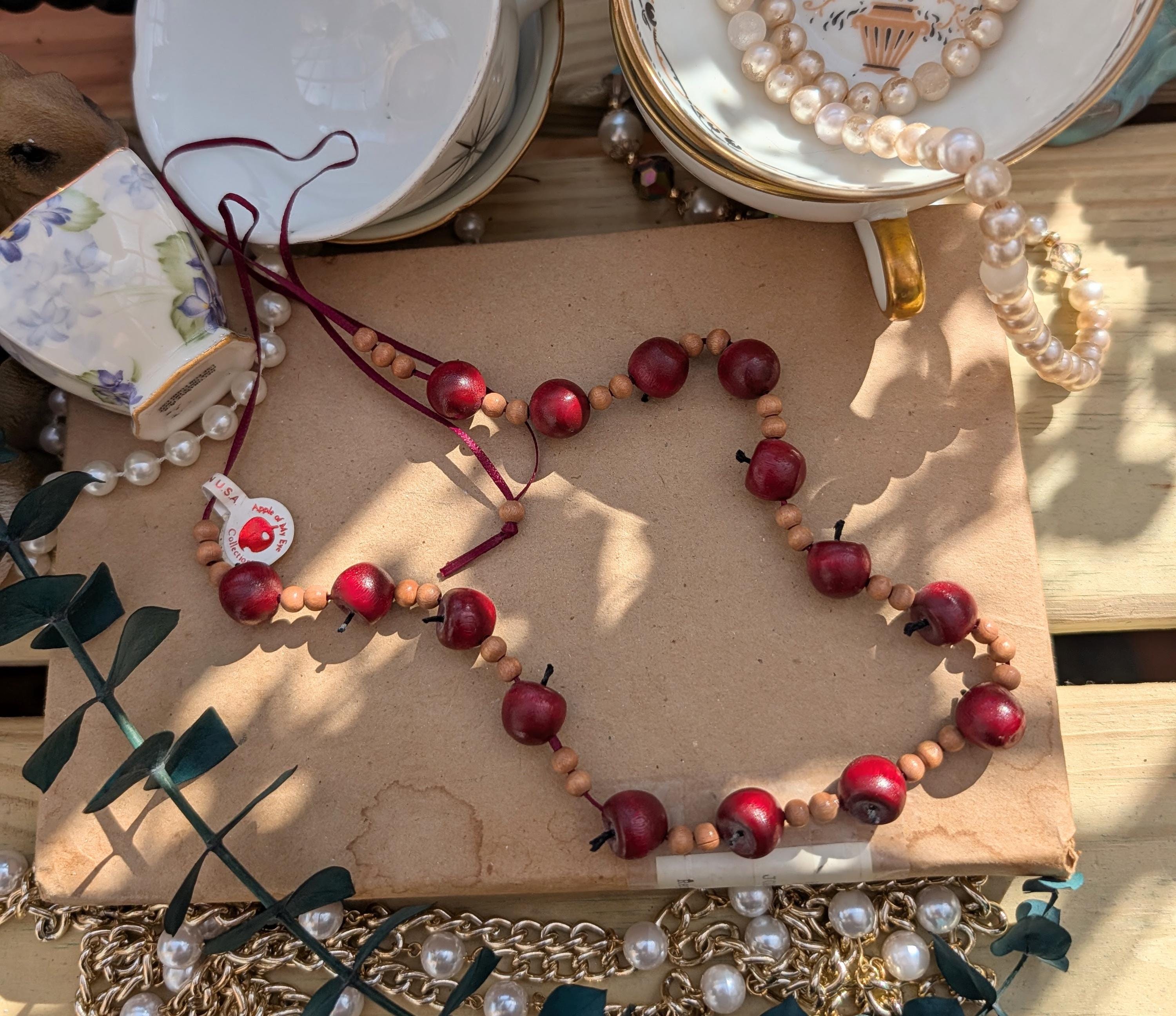 Apple of My Eye Necklace - Etsy