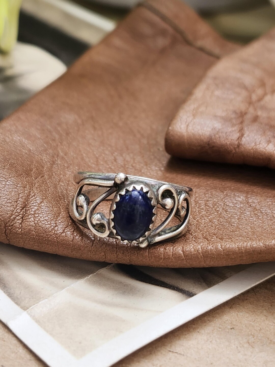 Scvle Ring Cleo Ring // Vintage Southwestern Sterling Silver Filigree Scroll Ring ...