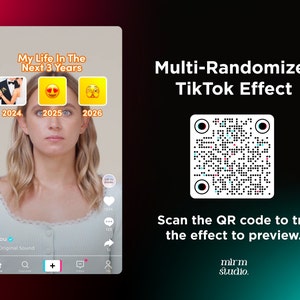 TikTok Effect Multi Randomizer Effect, Random Effect for TikTok, Customizable Tiktok Filter, Fully Editable TikTok Randomizer Effect, TikTok Filter Creator, Filter creator for Tiktok, Random Tiktok Filter Editable