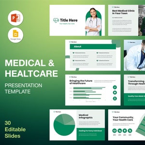 Corporate Healthcare Presentation Template - Editable PowerPoint/Google Slides Compatible