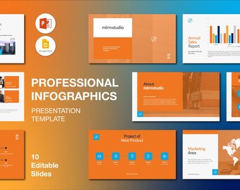 Professional Infographics Presentation Template: Editable PowerPoint & Google Slides