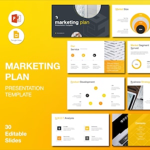 Yellow Marketing Plan PowerPoint | Yellow Corporate Marketing Plan Presentation | Company Profile PPT | Yellow Marketing Plan Template