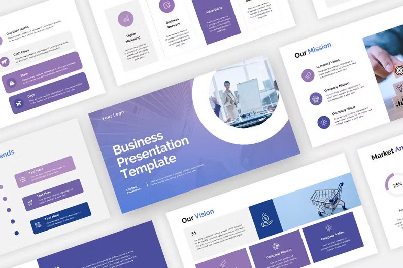 Business Presentation Template Corporate Presentation Slides Template ...