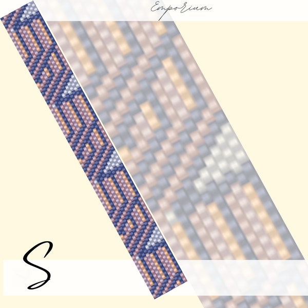 Bead Bracelet Pattern, Peyote Pattern Bead Loom Bead Pattern Beading Loom Patterns, Woven Bracelet, Seed Bead Patterns Loom Bracelet Pattern