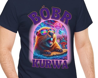 Bóbr Kurwa Rave T-shirt, Bober, Bobrze, Beaver,  9gag, Know Your Meme, Meme T-shirt