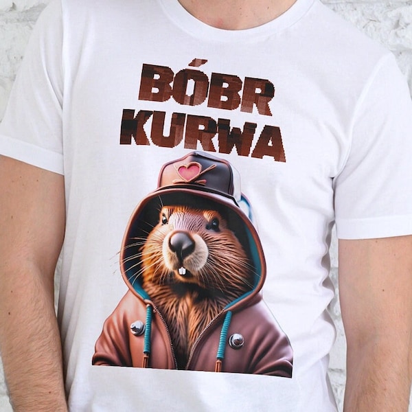 Bóbr Kurwa portant un t-shirt snapback, Bobr Koszulka, Meme Lover, Memes, Beaver,