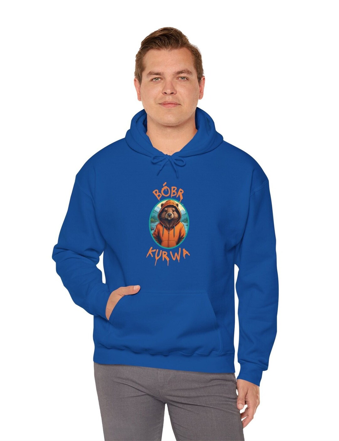 Bóbr Kurwa, Bober, Bobrze, Meme, Gifts for Him, Gifts for Gamers Hoodie