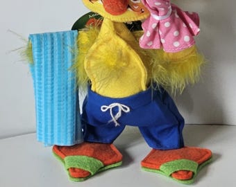 Signed Annalee Flip Boy Ducky Doll, #149/500, 6 inch