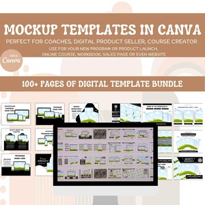 Mockup Templates Mockup Digital Templates Canva Templates  Digital Products Etsy Listing Mockup
