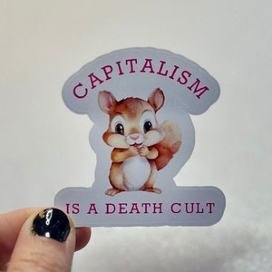 Capitalism is a Death Cult sticker