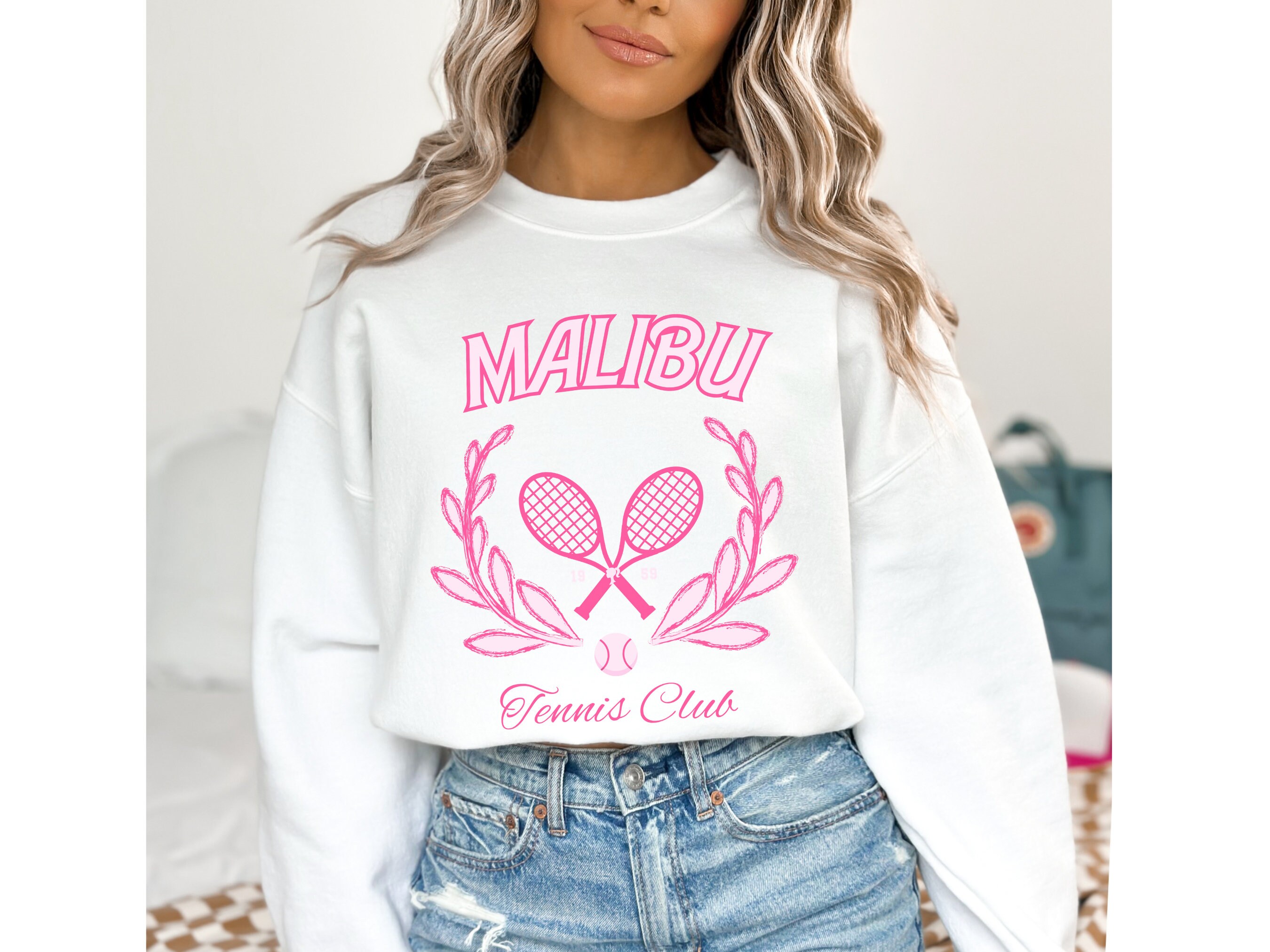 Vintage Malibu Bay Tennis Club sweatshirt