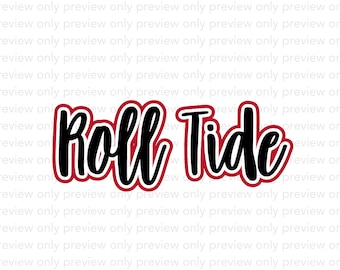 Roll Tide PNG, Alabama Crimson Tide Design (Digital Download)