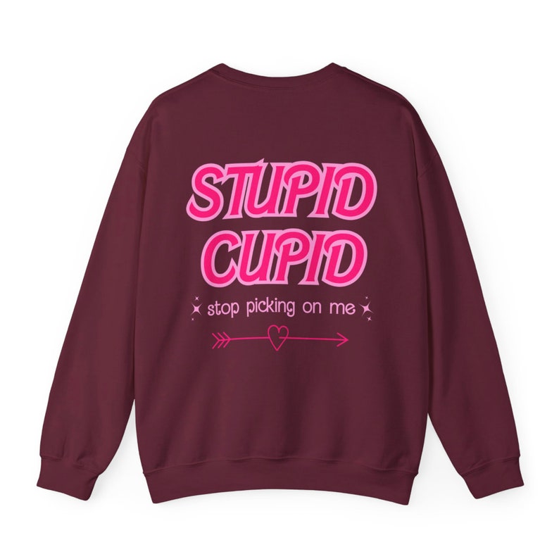 Stupid Cupid Stop Picking on Me PNG, Stupid Cupid Sublimation, Funny ...