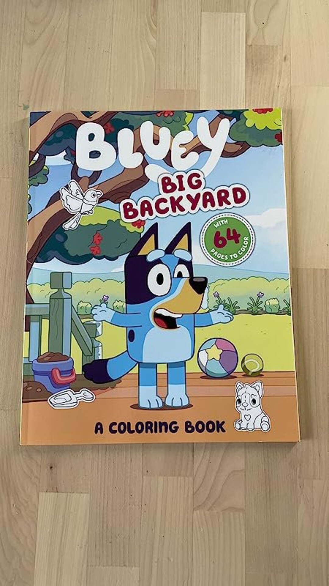 A Coloring Book bluey Big Backyard for Kids 2 - Etsy