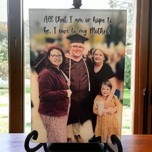 Custom Photo Cutting Board | Personalized Glass Cutting Board | Unique Gift Idea | Custom Photo Board for Home & Kitchen