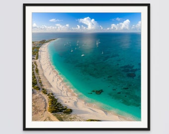 Barbuda "Escale" - Signed and numbered print