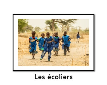 Senegal "Schoolchildren" - Signed and numbered print