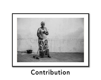 Senegal "Contribution" - Signed and numbered print