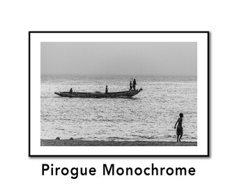 Senegal "Pirogue Monochrome" - Signed and numbered print