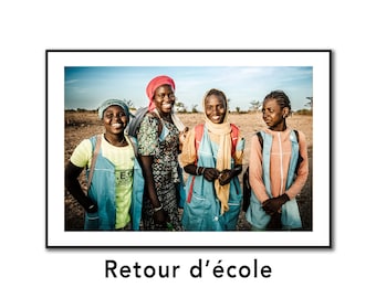 Senegal "Retour d'école" - Signed and numbered print