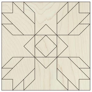Tulip Wooden Barn Quilt Block, DIY Kits for Adults Unfinished Barn Quilt
