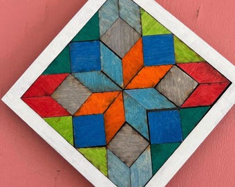 Heirloom Two Layer Puzzle | Mindful Zen Wood Puzzles | Creative Toy | Coffee Table Gemoetric Art & Games