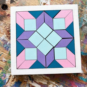 Wooden Barn Quilt Puzzle Craft Kit: Unique Educational Toy and Gift for Her