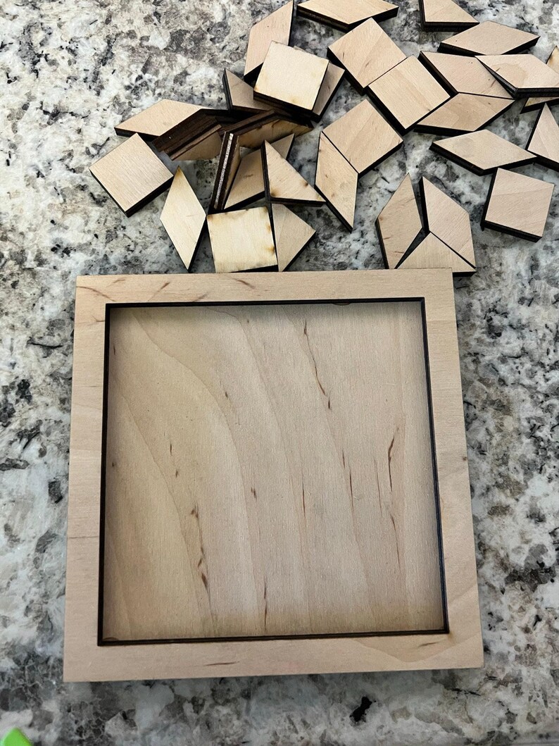 Wooden Barn Quilt Puzzle Craft Kit: Unique Educational Toy and Gift for Her