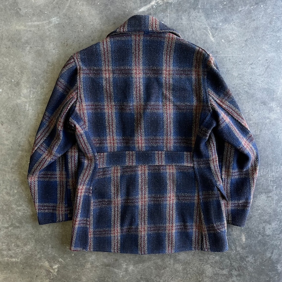 超希少 30s 40s Vintage Mackinaw Coat USA Vintage 30s 40s Super Thick Wool Trench Over Coat Jacket