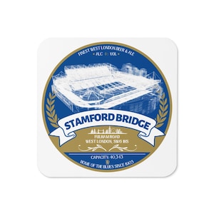 Stamford Bridge Chelsea FC Coaster – Home of the Blues