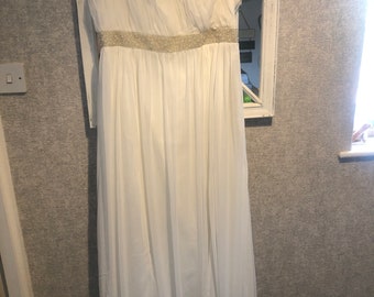 Plus size Ivory wedding dress