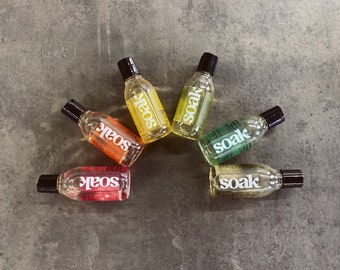 Soak Wash • Travel Size 3 oz. • Rinse Free Laundry Soap • Choose From Six Gorgeous Scents!