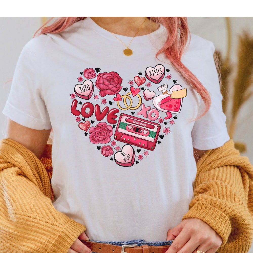 Peckshirt Custom Heart Sweatshirt Womens Valentines Day, Heart Sweater, Valentines Day Sweater, Womens Valentines Day Shirt, Valentines Day Gift,Couple Match