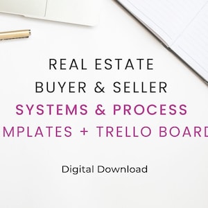 Real Estate Agent Systems Processes: Trello Templates for Buyer and