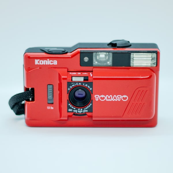 Konica Tomato - Vintage compact Film camera TESTED Point and shoot 35mm