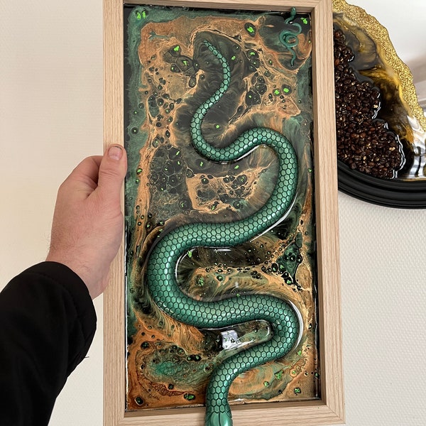 Tableau serpent déco